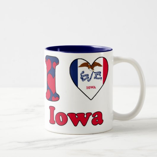 I love Iowa ツートーンマグカップ (右)