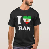 I Love Iran Lion Tシャツ (正面)