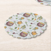 I Love Ireland St Patrick's Day  ペーパーコースター (アングル)