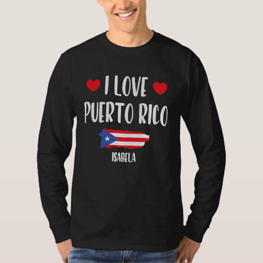 I Love Isabela Puerto Rico Tシャツ (正面)