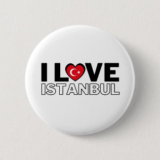I LOVE ISTANBUL - For real Istanbulites! 缶バッジ