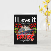 I Love It When We're Cruising Together Cruise Vibe カード (黄色い花)