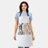 I Love It When You Call Me Big Hoppa Bunny Easter  エプロン (着用した状態)