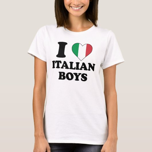 I love Italian Boys Tシャツ (正面)