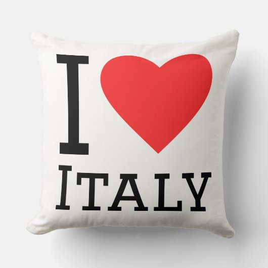 I love italy クッション (正面)