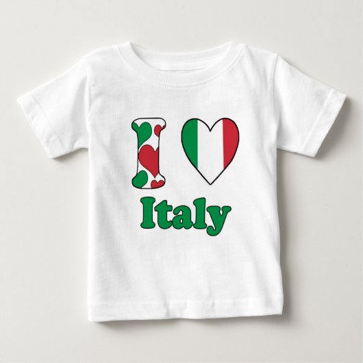I love Italy ベビーTシャツ (正面)
