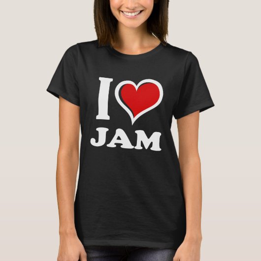 I Love Jam Iハート Tシャツ (正面)