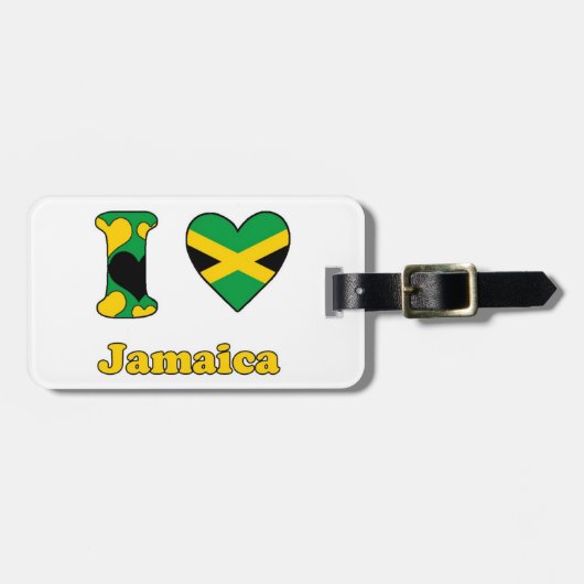 I love Jamaica ラゲッジタグ (正面横)