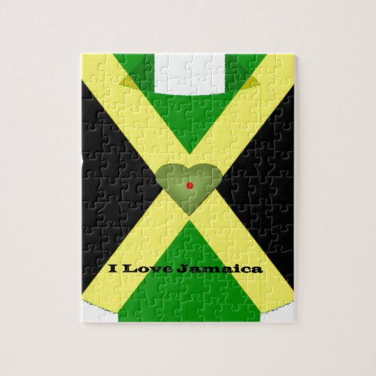 I Love Jamaica Have a Nice Day and a Better Night ジグソーパズル (縦)