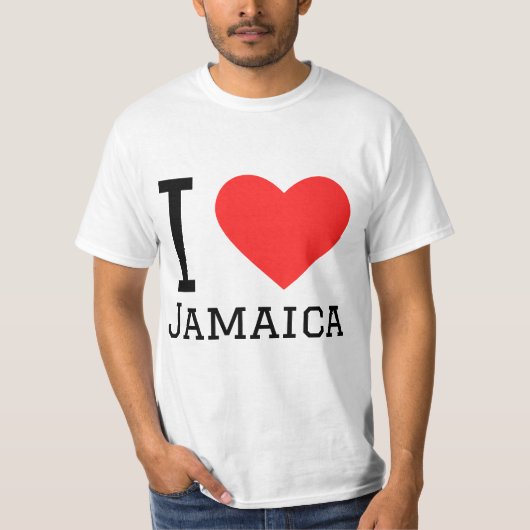 I love Jamaica  Tシャツ (正面)
