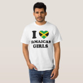 I love Jamaican Girls Tシャツ (正面フル)