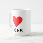I love james コーヒーマグカップ (正面左)