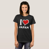 I Love Japan I Heart Tシャツ (正面フル)