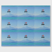 "I Love Japan," Mt. Fuji ラッピングペーパー (フラット)