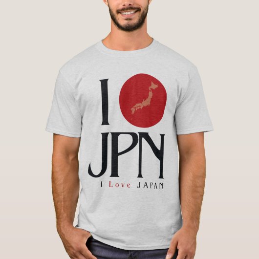 I Love JAPAN Tシャツ (正面)