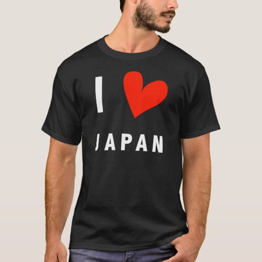 I LOVE JAPAN T-shirt Tシャツ (正面)