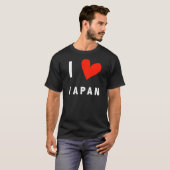 I LOVE JAPAN T-shirt Tシャツ (正面フル)