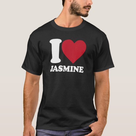 I Love Jasmine - Iハート Tシャツ (正面)