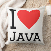 I love Java  クッション (ブランケット)