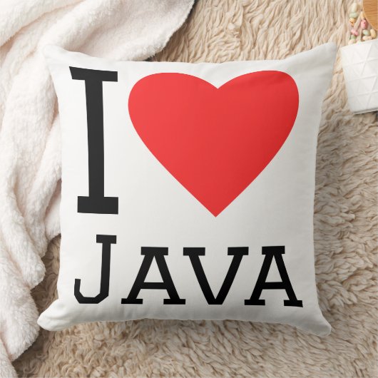 I love Java  クッション (ブランケット)