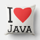 I love Java  クッション (正面)