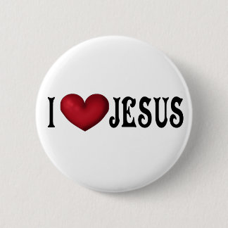 I Love Jesusボタン 缶バッジ
