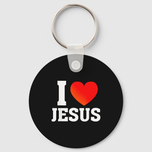 I Love Jesus  キーホルダー (正面)