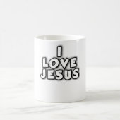 I Love Jesus コーヒーマグカップ (中央)