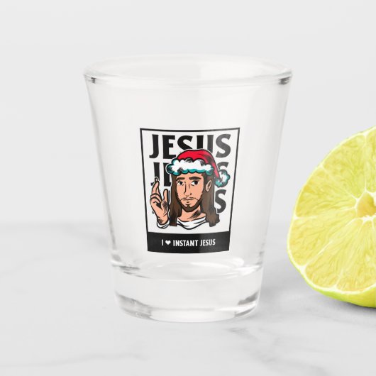 I LOVE JESUS ショットグラス (正面)