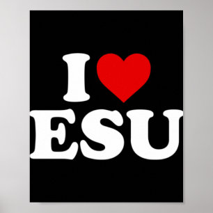 I Love Jesus -ハートプルオーバーHoodie赤 ポスター