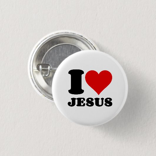 i love jesus 缶バッジ (正面&裏面)