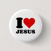 i love jesus 缶バッジ (正面)