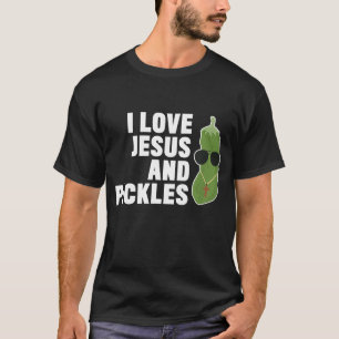 I Love Jesus And Pickles - Christian - Boys Girls Tシャツ