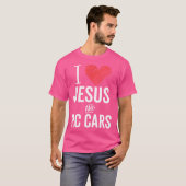 I Love Jesus And Rc Cars Remote Control Racing Fan Tシャツ (正面フル)