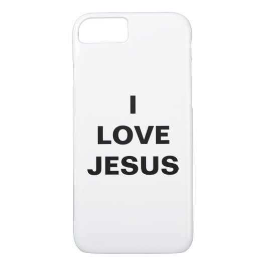 "I Love Jesus" Apple iPhone 8/7ケース Case-Mate iPhoneケース (裏面)