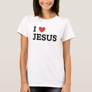 I Love Jesus, Christian Faith T-Shirt Tシャツ