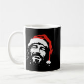 I Love Jesus Christmas Green  コーヒーマグカップ (左)