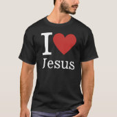 I Love Jesus ❤️ Customizable Tシャツ (正面)