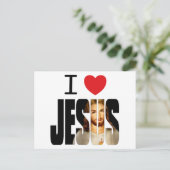 I Love Jesus - Iハートイエスの名前 ポストカード (スタンド正面)