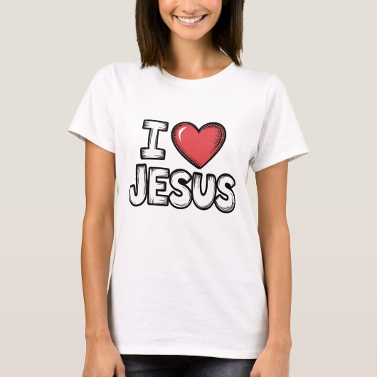 I Love Jesus Tシャツ (正面)