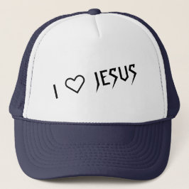 "I LOVE JESUS" TRUCKER HAT BY 303TATTOO キャップ
