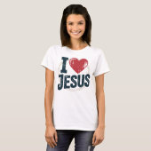 I Love Jesus Vintage Shirt Tシャツ (正面フル)