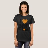 I Love Jesus Waffle Heart Jesus Loves You Funny Br Tシャツ (正面フル)