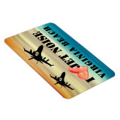 I Love Jet Noise Virginiaビーチ マグネット (右側)