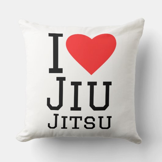 I love Jiu jitsu クッション (正面)