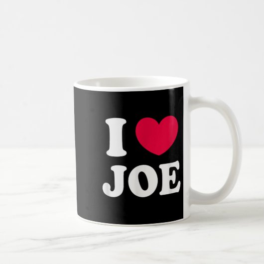 I Love Joe  コーヒーマグカップ (右)