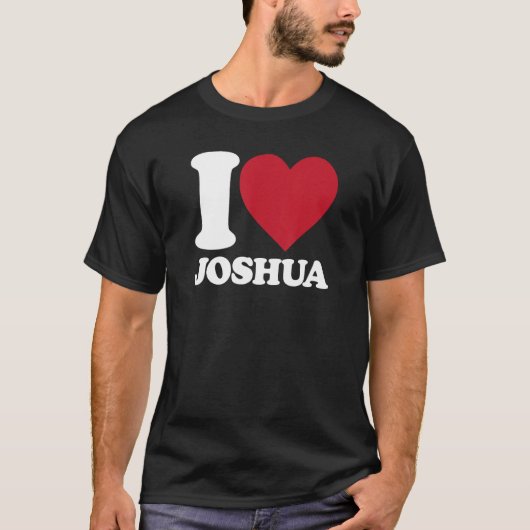 I Love Joshua - Iハート Tシャツ (正面)