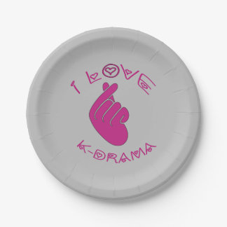 I love K-DRAMA        ペーパープレート