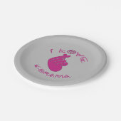 I love K-DRAMA ペーパープレート (アングル)