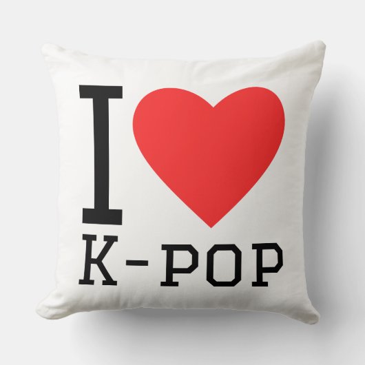 I love k-pop クッション (正面)